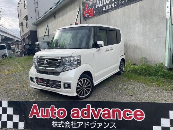 N-BOXカスタム Ｇ・ターボＬパッケージ　４ＷＤ　ドライブレコーダー　バックカメラ　両側電動スライドドア　スマートキー　アイドリングストップ　ベンチシート 4WD 660 5Dr