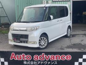タント　カスタムＲＳ　４ＷＤ　ＥＴＣ　電動スライドドア　ナビ　ＴＶ　ＨＩＤ　スマートキー　ターボ　ＣＶＴ　盗難防止システム　ＡＢＳ　アルミホイール　衝突安全ボディ　エアコン　パワーステアリング　パワーウィンドウ 4WD 660 5Dr