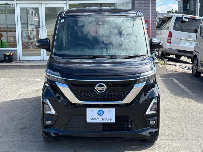 ルークス660ハイウェイスターGターボ 4WD　ローンが不安な方＜優遇ローン＞　寒冷地仕様 社外ナビTV　パワースライド 4WD 660 5Dr