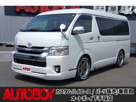ハイエース　2.7 GL ロング ファインテックツアラー 4WD　アルパインBIG-Xナビ&後席フリップダウンモニター　両側パワースライドドア　社外ETC　ISOFIX対応キャプテンシート　415COBRAクリーンルック3Fスポイラー　BADRACKER17インチAW　ドラレコ 2700