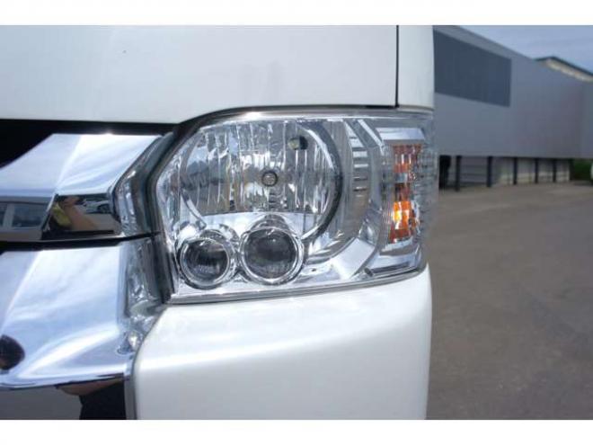 ハイエース2.7 GL ロング ファインテックツアラー 4WD　アルパインBIG-Xナビ&後席フリップダウンモニター　両側パワースライドドア　社外ETC　ISOFIX対応キャプテンシート　415COBRAクリーンルック3Fスポイラー　BADRACKER17インチAW　ドラレコ 2700
