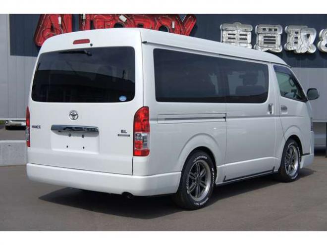 ハイエース2.7 GL ロング ファインテックツアラー 4WD　アルパインBIG-Xナビ&後席フリップダウンモニター　両側パワースライドドア　社外ETC　ISOFIX対応キャプテンシート　415COBRAクリーンルック3Fスポイラー　BADRACKER17インチAW　ドラレコ 2700