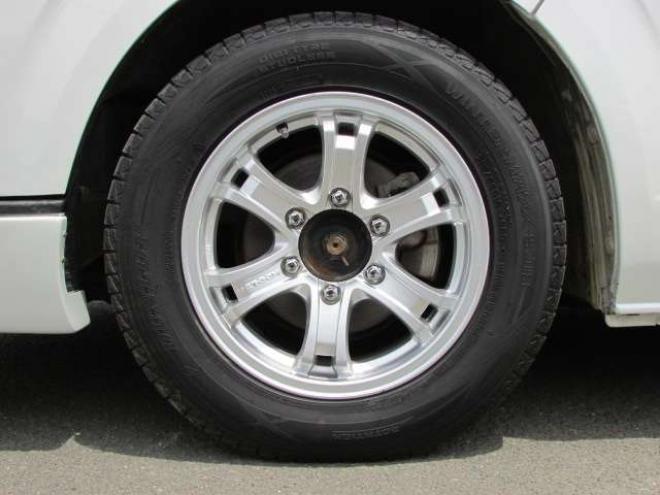 ハイエース2.7 GL ロング ミドルルーフ 4WD　電動パワースライドドア/ETC/ドライブレコーダー/社外ナビ/フルセグTV/バックカメラ/LEDヘッドライト・フォグ/キーレス/エンジンスターター/ベッドキット 2700