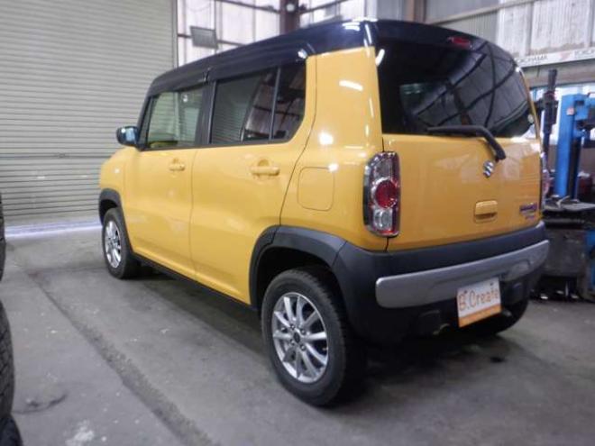 ハスラーGターボ 4WD　本州仕入・後期型・ツートンカラー・ディスプレイオーディオ・レーダーブレーキサポート・スマートキー・プッシュスタート・アイドリングストップ・前席シートヒーター・ベンチシート・ヒルディセントコントロール 660