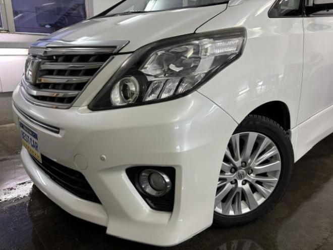 アルファード２４０Ｓ　本州仕入　禁煙車　純正１８インチＡＷ＋新品夏タイヤ　純正１６ＡＷ＋スタッドレスタイヤ付　両側パワースライドドア　純正ナビ　地デジ　Ｂｌｕｅｔｏｏｔｈオーディオ　バックカメラ　ドライブレコーダー　ＥＴＣ 4WD 2400 5Dr