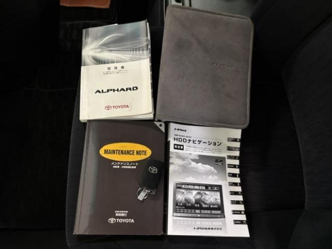アルファード２４０Ｓ　本州仕入　禁煙車　純正１８インチＡＷ＋新品夏タイヤ　純正１６ＡＷ＋スタッドレスタイヤ付　両側パワースライドドア　純正ナビ　地デジ　Ｂｌｕｅｔｏｏｔｈオーディオ　バックカメラ　ドライブレコーダー　ＥＴＣ 4WD 2400 5Dr