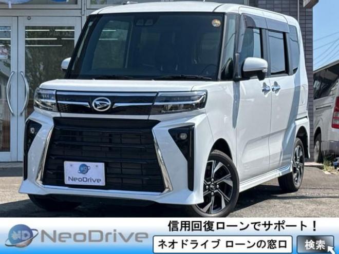 タント660カスタムX ecoIDLE非装着 4WD　ローンが不安な方＜優遇ローン＞　本州仕入 社外ナビTV　両側パワースライド 4WD 660 5Dr
