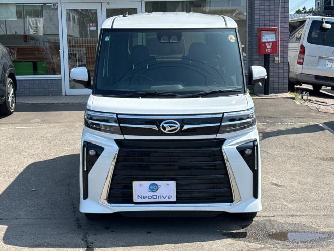 タント660カスタムX ecoIDLE非装着 4WD　ローンが不安な方＜優遇ローン＞　本州仕入 社外ナビTV　両側パワースライド 4WD 660 5Dr