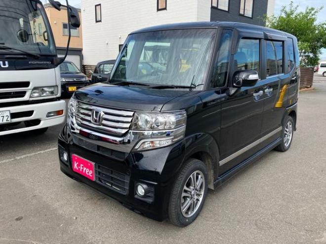 N-BOX+カスタム　Ｇ　４ＷＤ　ワンオーナー　ＴＶ付ナビ　バックカメラ　スマートキー　アイドリングストップ 4WD 660 5Dr