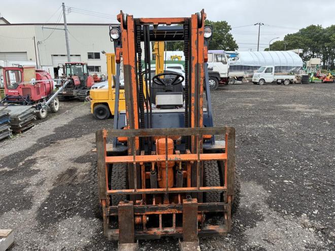 フォークリフトトヨタ 5FGL25 2.5トン ヒンジ付き ダブルタイヤ