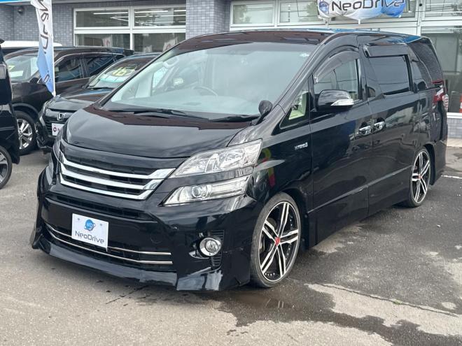 ヴェルファイアハイブリッドハイブリッド2.4ZR 4WD　ローンが不安な方＜優遇ローン＞　純正8型ナビTV　後席モニター　両側パワースライド 4WD 2400 5Dr
