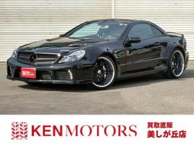 ベンツ　SLクラス SL55AMG　左ハンドル　AMGエンジン　ワイドボディ仕様　シートヒーター　エアコン　ワークグノーシス　TVナビ　本革シート　社外エアロ　バックカメラ　ETC　キーレスエントリー 正規輸入車 2WD 5500