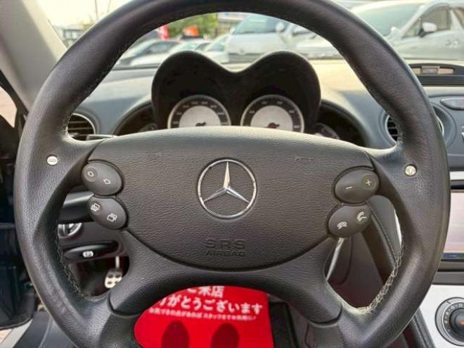 ベンツSLクラス SL55AMG　左ハンドル　AMGエンジン　ワイドボディ仕様　シートヒーター　エアコン　ワークグノーシス　TVナビ　本革シート　社外エアロ　バックカメラ　ETC　キーレスエントリー 正規輸入車 2WD 5500
