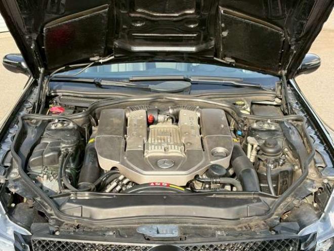 ベンツSLクラス SL55AMG　左ハンドル　AMGエンジン　ワイドボディ仕様　シートヒーター　エアコン　ワークグノーシス　TVナビ　本革シート　社外エアロ　バックカメラ　ETC　キーレスエントリー 正規輸入車 2WD 5500