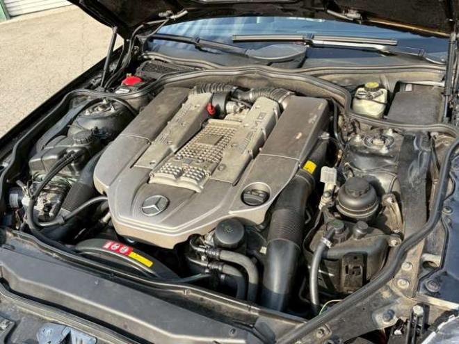 ベンツSLクラス SL55AMG　左ハンドル　AMGエンジン　ワイドボディ仕様　シートヒーター　エアコン　ワークグノーシス　TVナビ　本革シート　社外エアロ　バックカメラ　ETC　キーレスエントリー 正規輸入車 2WD 5500