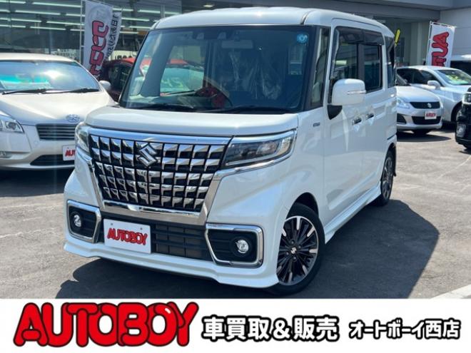 スペーシアカスタム ハイブリッド XSターボ 4WD　スマートキー・両側パワースライド・純正フルセグナビ・BT・両席シートヒーター・前後ドラレコ・ETC・バックカメラ・ヘッドアップディスプレイ・LEDヘッドライト・コーナーセンサー・純正15インチアルミ 660