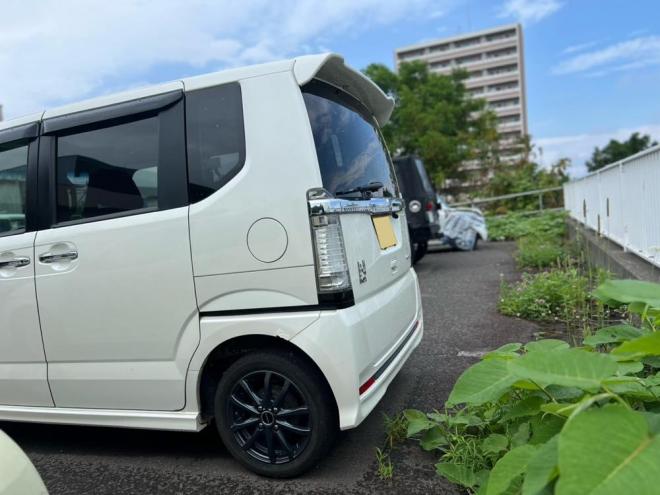 N-BOX検10年7月 4WDカスタムGLパッケージ 両側パワスラ バックカメラ プッシュスタートスマートキー ドライブシャフトブーツ交換 下回り防錆施工 4WD 660 5Dr