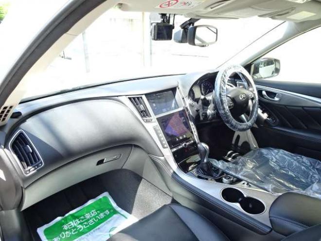 スカイライン3.5 350GT FOUR ハイブリッド タイプSP　本州車　ハイブリッド機構含保証2年/走行距離無制限　4WD　エスカーズカスタム　メーカーナビ　全方位カメラ　黒本革パワーシート　シートヒーター　前後ドラレコ　19インチアルミホイール　LEDヘッドライト 3500