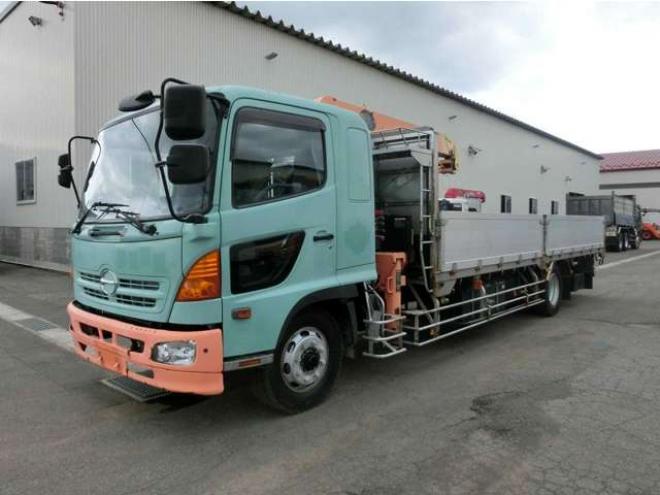 レンジャークレーン付　BDG-FE8JPWG　ユニック　 2WD 7680