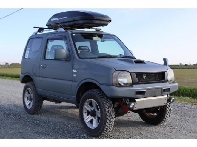 ジムニーワイルドウインド 4WD　検二年　社外グリル　社外マフラー　社外バンパー　社外　テール　自社　ローンカノウ 660