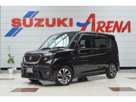 ソリオ　1.2 バンディット ハイブリッド MV 4WD　ワンオーナー車ハイブリッド4WDセーフティサポート搭載アイドリングストップ両側オートスライドドア8インチナビTVアダプティブクルーズコントロールハイビームアシストLEDヘッドアップディスプレイ 1200
