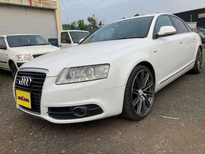 アウディA6 3.0 TFSI クワトロ Sライン 4WD　スマートキー　ナビ・TV ETC 盗難防止システム 革シート オートクルーズコントロール 正規輸入車 3000