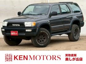 ハイラックスサーフ　2.7 SSR-X Vセレクション 4WD　社外ナビ　バックカメラ　社外アルミホイール　エアコン　リフトアップ　パワステ　パワーウィンドウ　キーレスエントリー　ETC　ABS　ルーフレール 2700