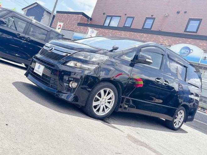 ヴェルファイア2.4Zゴールデンアイズ 4WD ローンが不安な方＜優遇ローン＞ 社外SDナビ　両側パワースライド　電動リアゲート 4WD 2400 5Dr