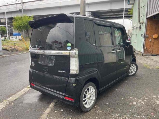 N-BOXカスタム Ｇ・Ｌパッケージ　４ＷＤ　ＥＴＣ　バックカメラ　両側電動スライドドア　ナビ　ＴＶ　ＨＩＤ　スマートキー　アイドリングストップ　ベンチシート　ＣＶＴ　盗難防止システム　ＡＢＳ　ＥＳＣ　ＣＤ　アルミホイール　エアコン（北海道） 4WD 660 5Dr