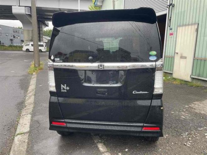 N-BOXカスタム Ｇ・Ｌパッケージ　４ＷＤ　ＥＴＣ　バックカメラ　両側電動スライドドア　ナビ　ＴＶ　ＨＩＤ　スマートキー　アイドリングストップ　ベンチシート　ＣＶＴ　盗難防止システム　ＡＢＳ　ＥＳＣ　ＣＤ　アルミホイール　エアコン（北海道） 4WD 660 5Dr