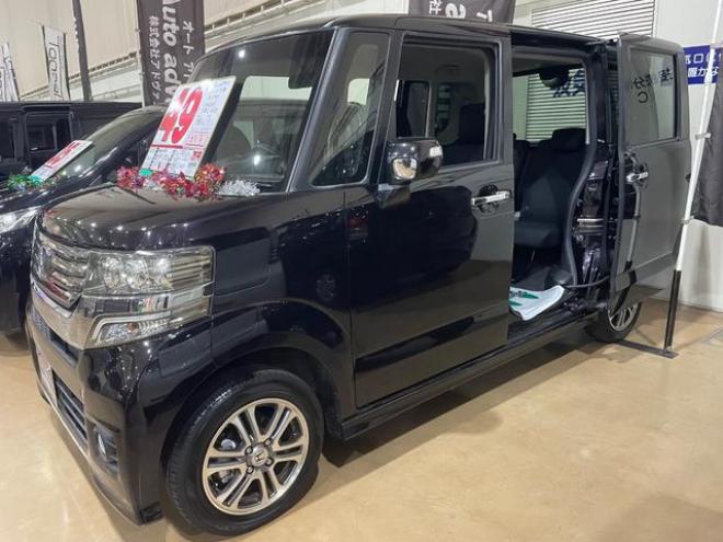 N-BOXカスタム Ｇ・Ｌパッケージ　４ＷＤ　スライドドア　アルミホイール　パワーステアリング　４ＷＤ車　ＡＷ（北海道） 4WD 660 5Dr