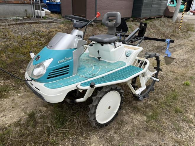 トラクター田植機改造2連溝切機 SPU650 水田の溝掘りに！