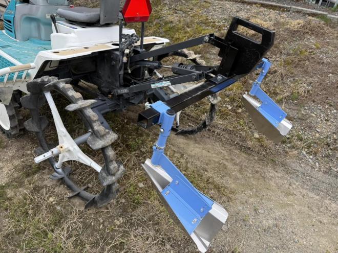トラクター田植機改造2連溝切機 SPU650 水田の溝掘りに！