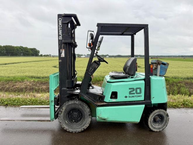 フォークリフト住友 11-FD20 2トンディーゼル サイドシフト 増しウエイト付き