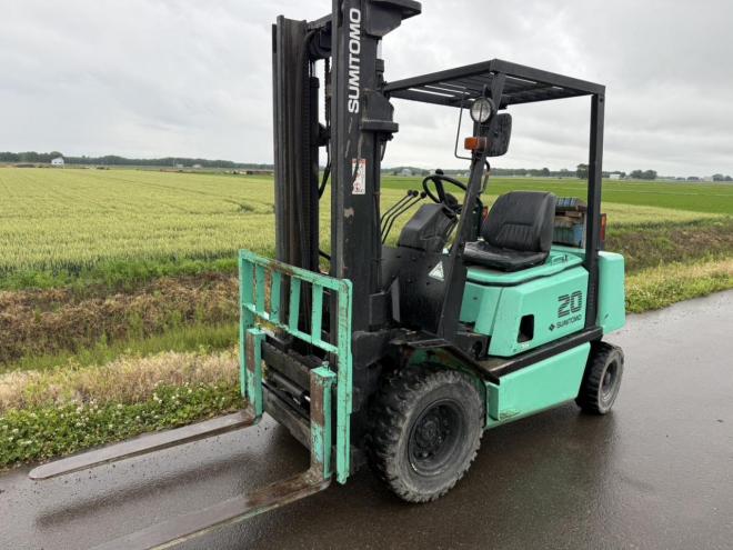 フォークリフト住友 11-FD20 2トンディーゼル サイドシフト 増しウエイト付き