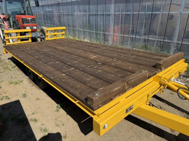 トレーラー床板新品！全塗装済！8トン アツタ式トレーラー T8080H ロングヒッチ 