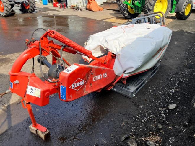 農機補助部品クーン　中古　4連ディスクモアー　GMD16　農機具　作業機