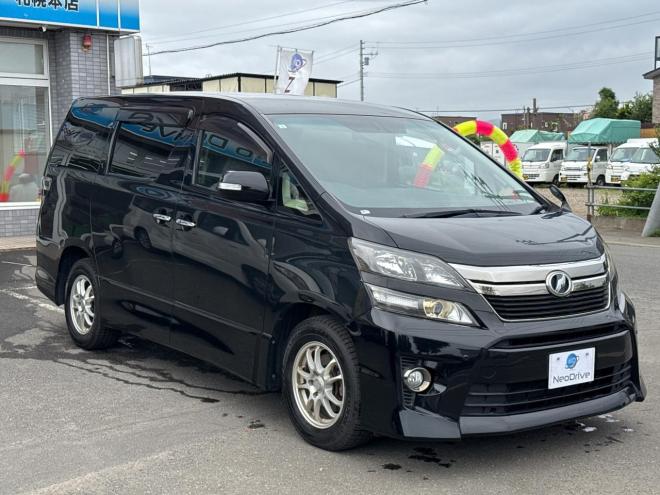 ヴェルファイア2.4Zゴールデンアイズ 4WD　ローンが不安な方＜優遇ローン＞　本州仕入　寒冷地仕様　アルパイン8型ナビ　後席モニター 4WD 2400 5Dr