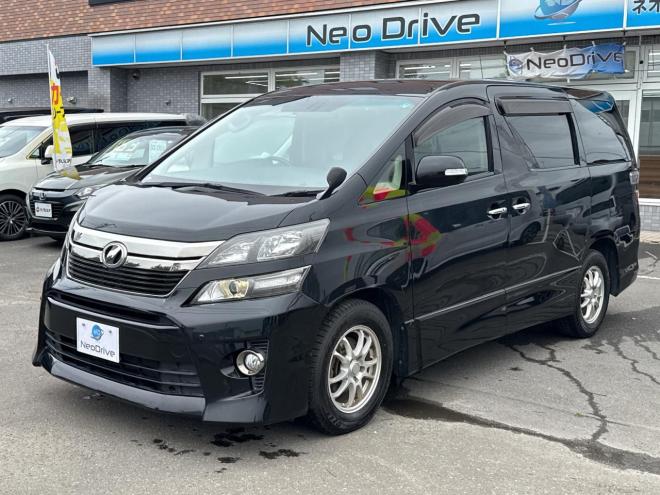ヴェルファイア2.4Zゴールデンアイズ 4WD　ローンが不安な方＜優遇ローン＞　本州仕入　寒冷地仕様　アルパイン8型ナビ　後席モニター 4WD 2400 5Dr