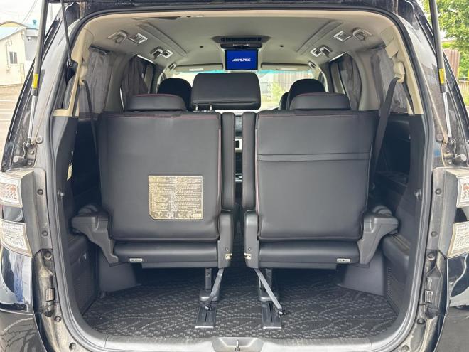 ヴェルファイア2.4Zゴールデンアイズ 4WD　ローンが不安な方＜優遇ローン＞　本州仕入　寒冷地仕様　アルパイン8型ナビ　後席モニター 4WD 2400 5Dr