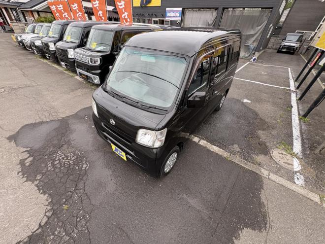 ハイゼットHIJET CARGO 4WD CRUSE TURBO寒冷地仕様　リアヒーター　地デジナビ　TURBO　バイザー　キーレス　ABS　　全磨き済　エンジンオイル交換　ATF交換 4WD 660 5Dr