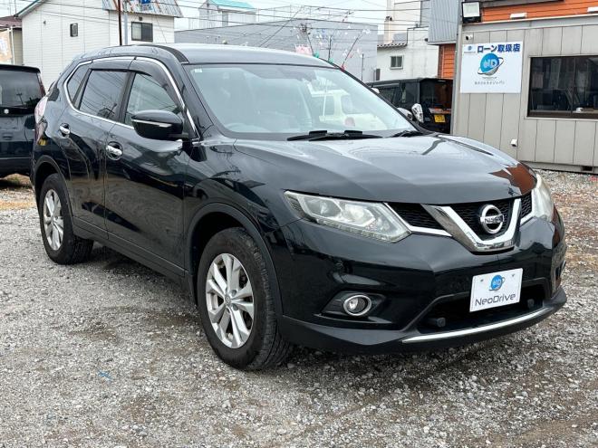 エクストレイル2.0 20X EブレーキPKG 2列 4WD　 ローンが不安な方＜優遇ローン＞1年保証　寒冷地仕様　純正ナビ