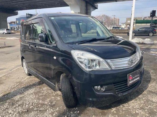 ソリオＳ　４ＷＤ　ナビ　ＴＶ　両側スライドドア　スマートキー　ＣＶＴ　アルミホイール　ＡＢＳ　エアコン　パワーステアリング　パワーウィンドウ（北海道） 4WD 1200 5Dr