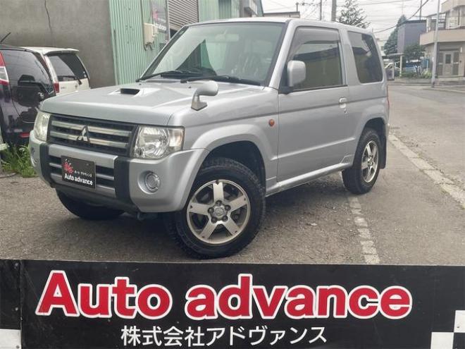 パジェロミニＶＲ　切替式　４ＷＤ　両席エアバック　パワステ　前席パワーウインドウ　衝突安全ボディ　エアコン　ＡＢＳ　盗難防止装置　ＳＲＳ　キ－レス（北海道） 4WD 660 3Dr