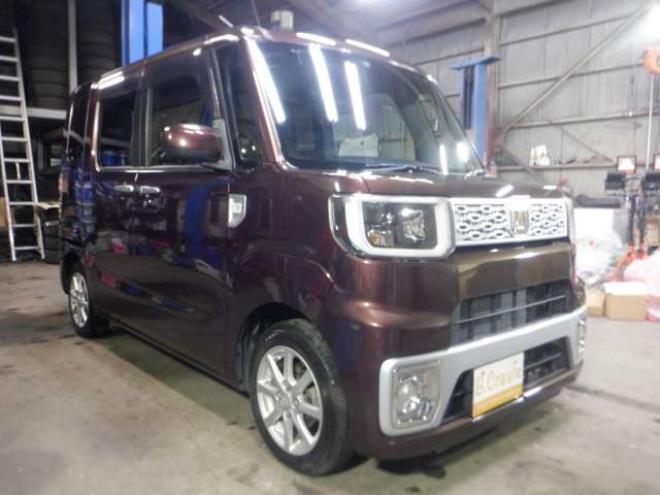 ウェイクX 4WD　本州仕入・ターボ・ナビ・TV・B/T・パワースライドドア・LEDヘッドライト・シートヒーター・ETC・アイドリングストップ・スマートキー・プッシュスタート・リア席サンシェード・ 660