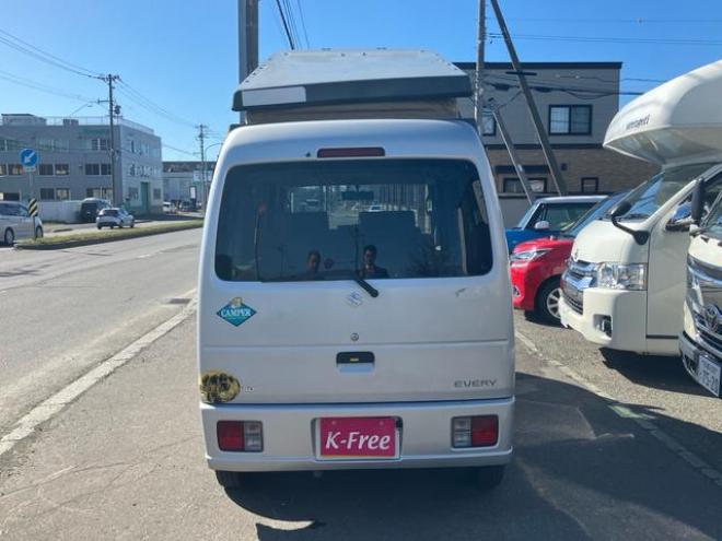 エブリイジョインターボ　４ＷＤ　　外部充電　二段ベット　ポップアップ　ターボ　キャンピング仕様　タンク式シンク　ヒーター　テーブル　テレビ　パワーウィンドウ　ナビ取り扱い説明書（北海道） 4WD 660 5Dr