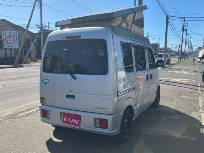 エブリイジョインターボ　４ＷＤ　　外部充電　二段ベット　ポップアップ　ターボ　キャンピング仕様　タンク式シンク　ヒーター　テーブル　テレビ　パワーウィンドウ　ナビ取り扱い説明書（北海道） 4WD 660 5Dr