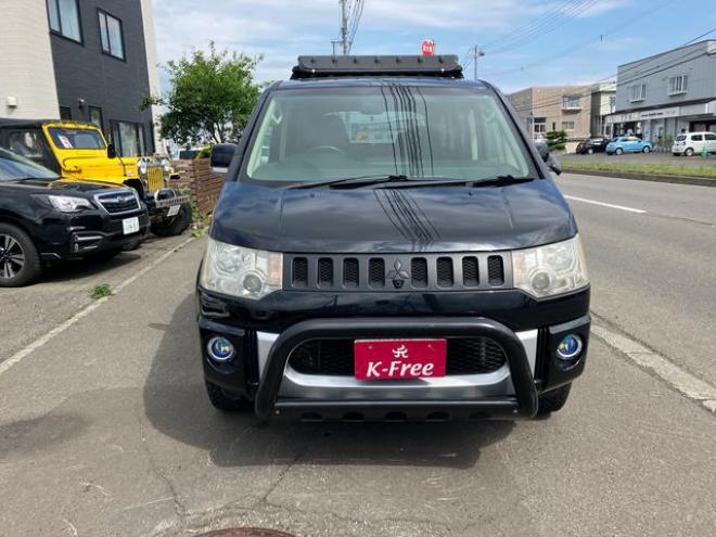 デリカＤ：５ Ｇ　プレミアム　４ＷＤ　フロントガード　ルーフラック　バックカメラ　マットタイヤ　社外アルミ　ＴＶ付ナビ　ＥＴＣ（北海道） 4WD 2400 5Dr