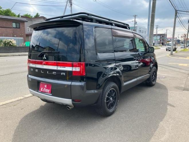 デリカＤ：５ Ｇ　プレミアム　４ＷＤ　フロントガード　ルーフラック　バックカメラ　マットタイヤ　社外アルミ　ＴＶ付ナビ　ＥＴＣ（北海道） 4WD 2400 5Dr