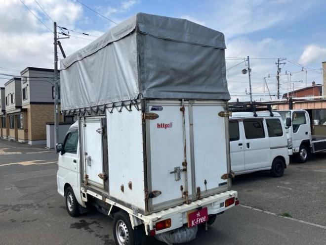 サンバートラック 　４ＷＤ　エアコン　パワステ　パワーウインドウ　コンテナ幌車　ハイルーフ幌車（北海道） 4WD 660 2Dr